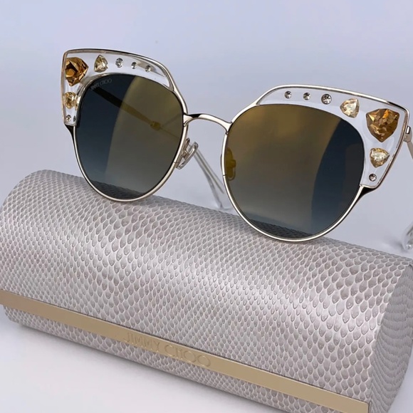 Jimmy Choo Audrey Cat Eye Crystal Embellished Sunglasses main image 5